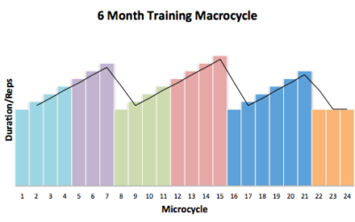 ¿Qué es un macrociclo, mesociclo y microciclo en un entrenamiento?